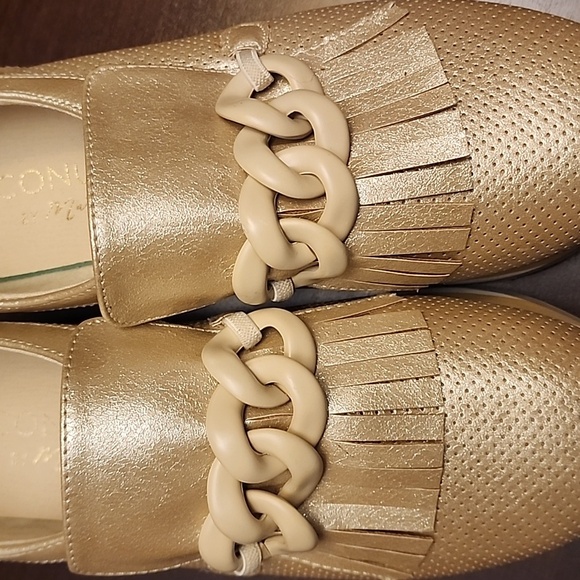 Coconut by Matisse Gold Bess Platform Loafer sz 9 - Picture 3 of 8